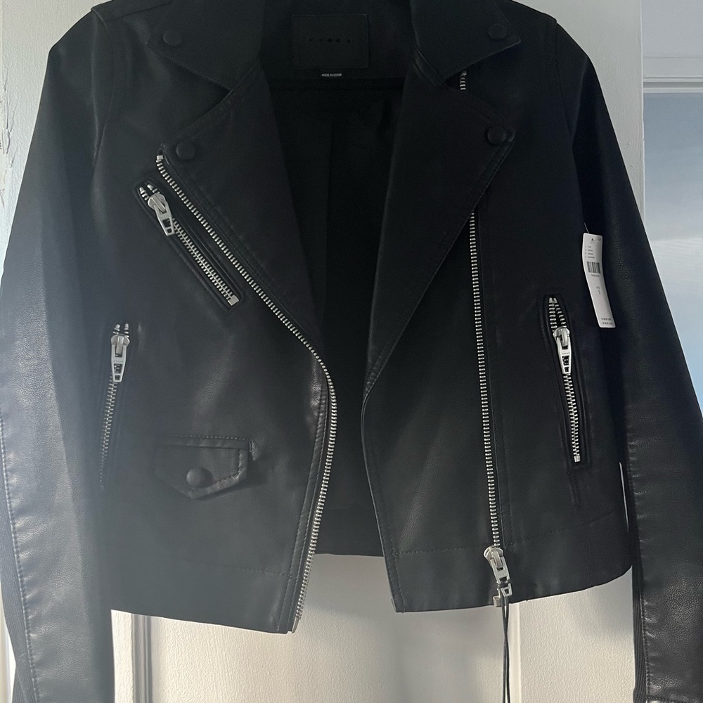 BlankNYC vegan leather jacket